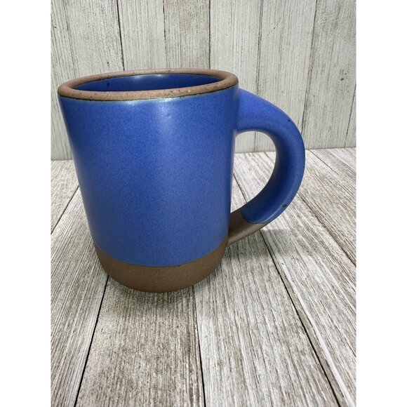 Vtg Style East Fork Pottery Mug Lapis Blue Retired Color 4.25" Tall Set of 2 - Picture 3 of 8